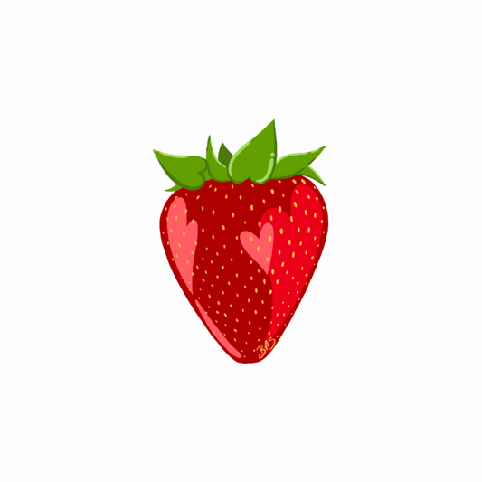 Large Strawberry Sticker