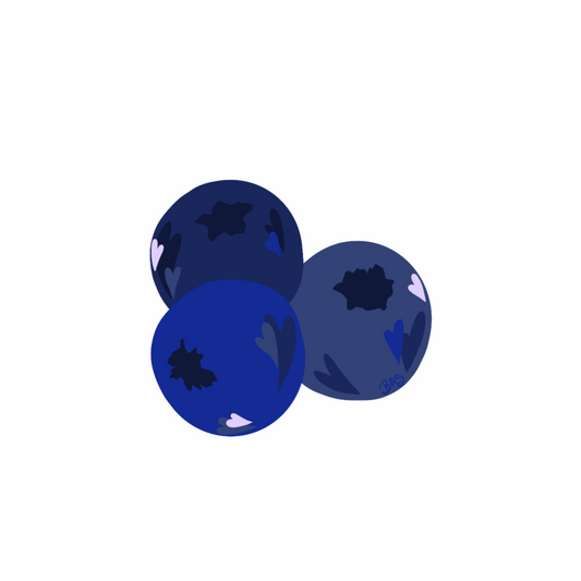 Large Blueberry Sticker