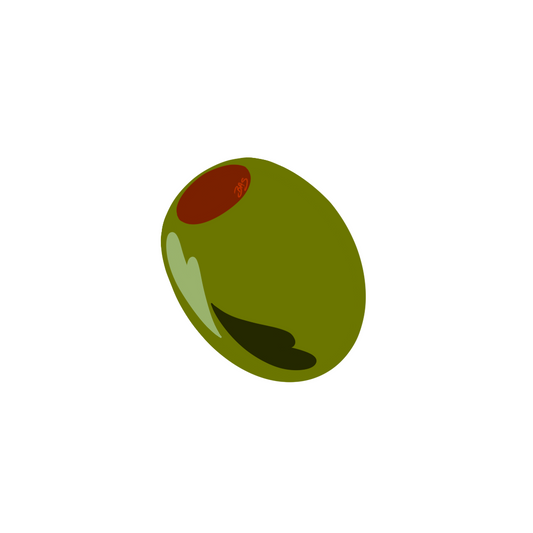 Large Olive Sticker